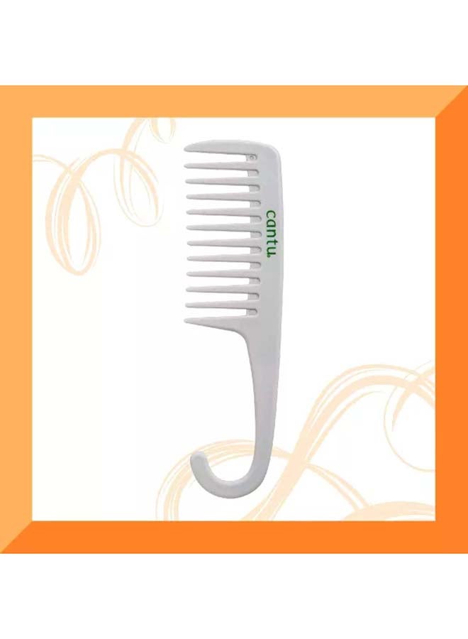 Cantu Sturdy Detangle Comb White - Image 3