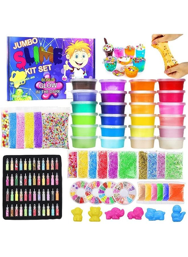 Beauenty 24-Pieces Super Soft Sludge Slime Kit Stress Relief Toys - Image 1