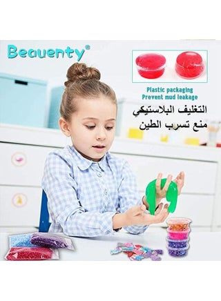 Slime Kit for Kids - Stress Relief Toy, Boys Girls Art Craft, Crystal Clear Slime, Glitter, Fruit Slices, Fishbowl Beads Girls Toys Gifts for Kids Age 6+ Year Old - view 3