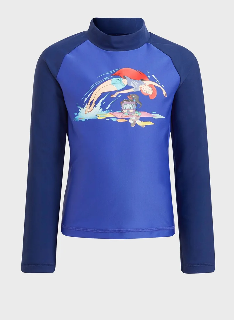 Adidas Youth Disney Rash Guard