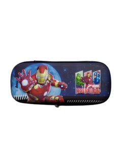 Generic 3D Pencil Case High Quality 3D Pencil Cases and Bags for Boys and Girls, Embrace Adventure with Vibrant Colors in High Quality (Superheroes) (Hero Red (Navy))  - Image 1