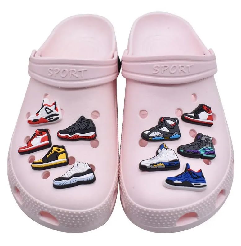 STAR WORK Different Shaped PVC Shoe Charms for Clog Decoration + Shoelace Adapters,Charms for Halloween, Easter, Christmas, Birthday,Party Gifts... - Image 5