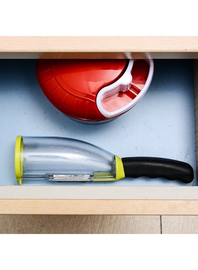 Wonderchef Smart Multifunctional Vegetable/Fruit Peeler for Kitchen with Containers, Stainless Steel Blade, Sharp - Image 5