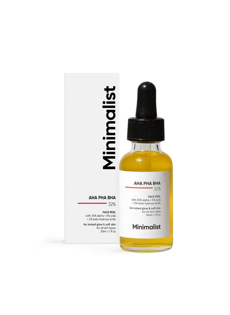 MINIMALIST Minimalist 25% AHA 2% BHA 5% PHA Peeling Solution for Glowing Skin Smooth Texture Pore Cleansing Peel For Weekend Exfoliation  - Image 1