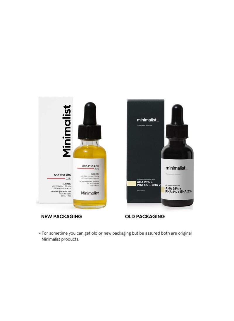 MINIMALIST Minimalist 25% AHA 2% BHA 5% PHA Peeling Solution for Glowing Skin Smooth Texture Pore Cleansing Peel For Weekend Exfoliation  - Image 3