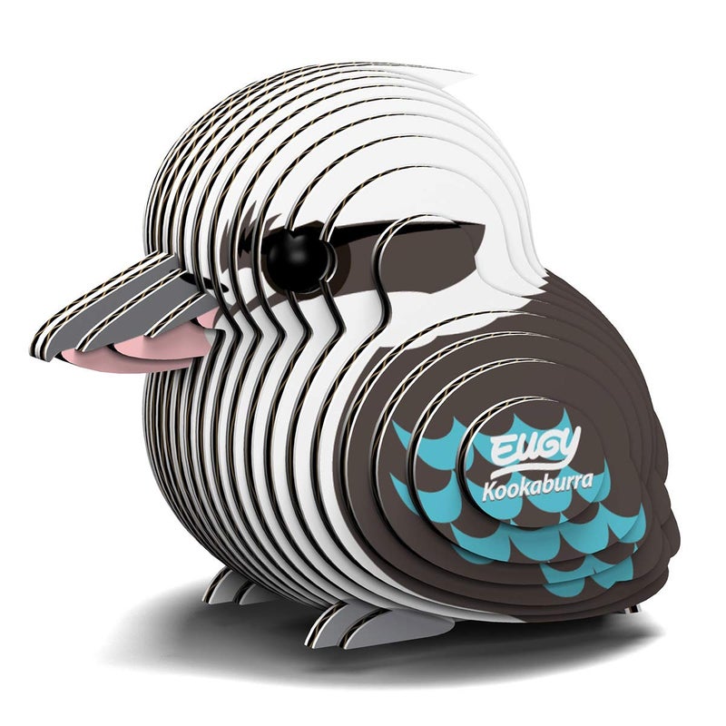Eugy Kookaburra 3D Puzzle  27 Piece Eco-Friendly Educational Toy Puzzles for Boys  Girls & Kids Ages 6+ - Image 1