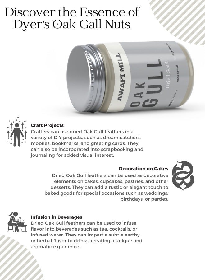 Awafi Mill Premium Oak Gull  Masikkai Nut | Magic Nut |  Authentic Quercus Infectoria Whole - Image 3