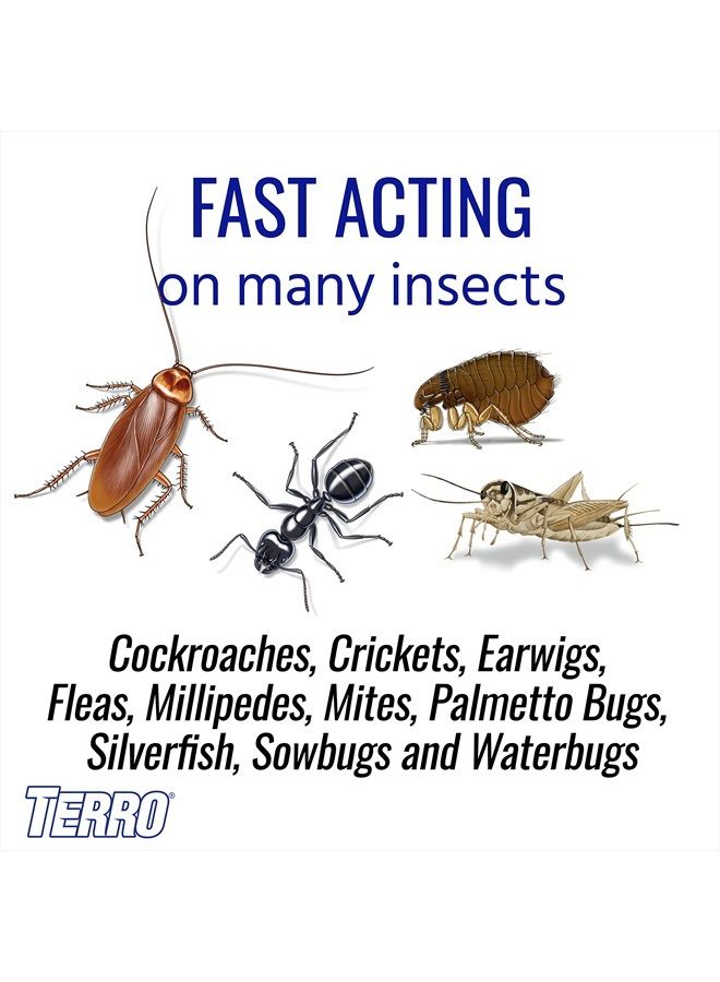 TERRO T901-6 Ant Killer Plus للتحكم في الحشرات متعدد الأغراض في الهواء الطلق - يقتل النمل الناري والبراغيث والصراصير والحشرات الزاحفة الأخرى - 3 رطل - Image 5