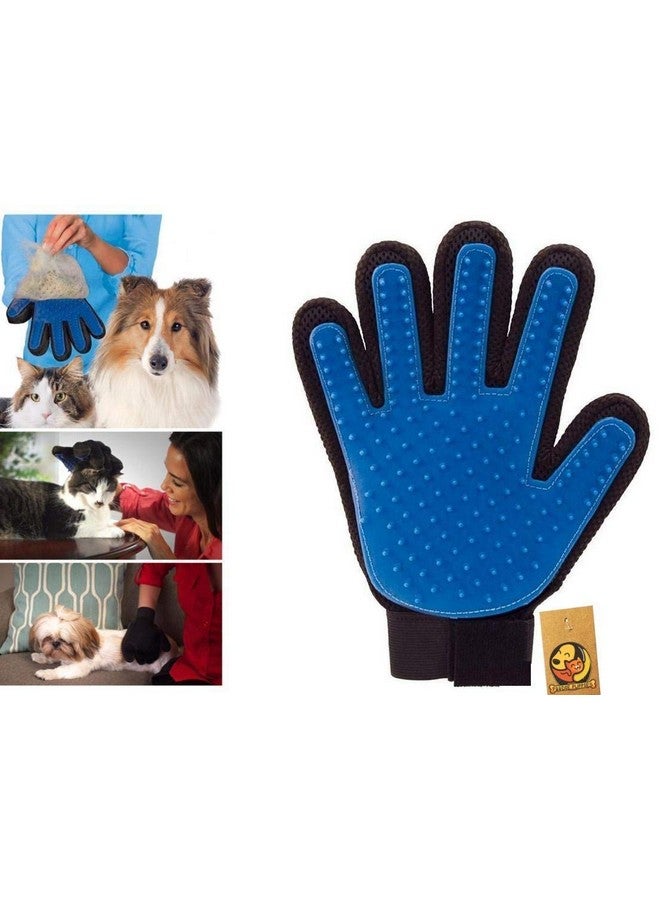 Generic Pet Grooming, Deshedding & Massaging Glove For Dogs Cats And Other Small Animals, Cleaning Remove Hair And Bath True Touch Glove (Single-Sided Glove) - Image 4