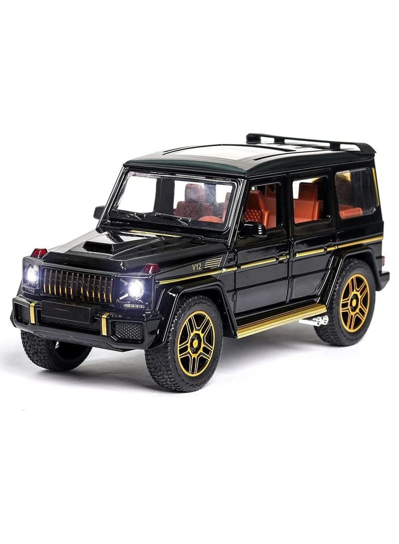 تشي زي مقياس 1:24 لعبة أطفال مصبوبة من سبائك الزنك لسيارة مرسيدس بنز G65 مع صوت وأضواء حقيقية - Image 1