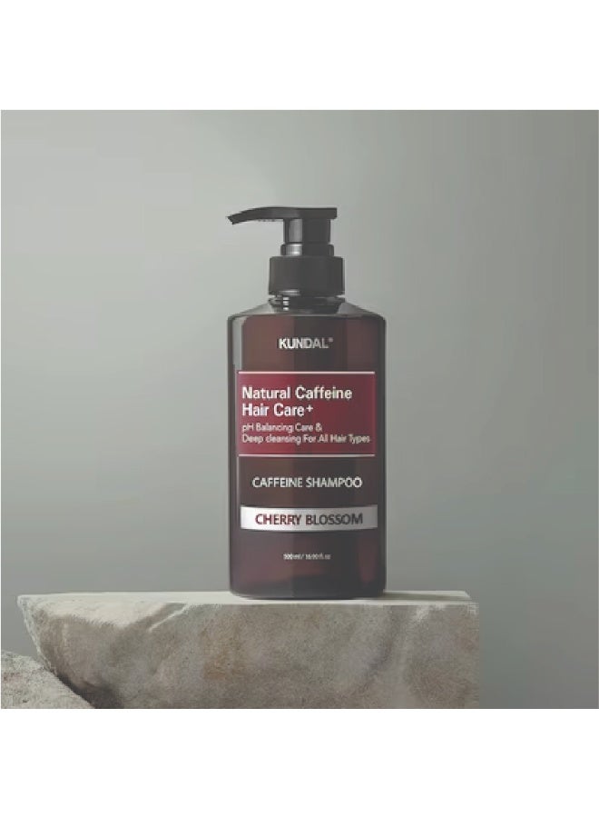 Kundal Caffeine Shampoo - Cherry Blossom 500ml - Image 3
