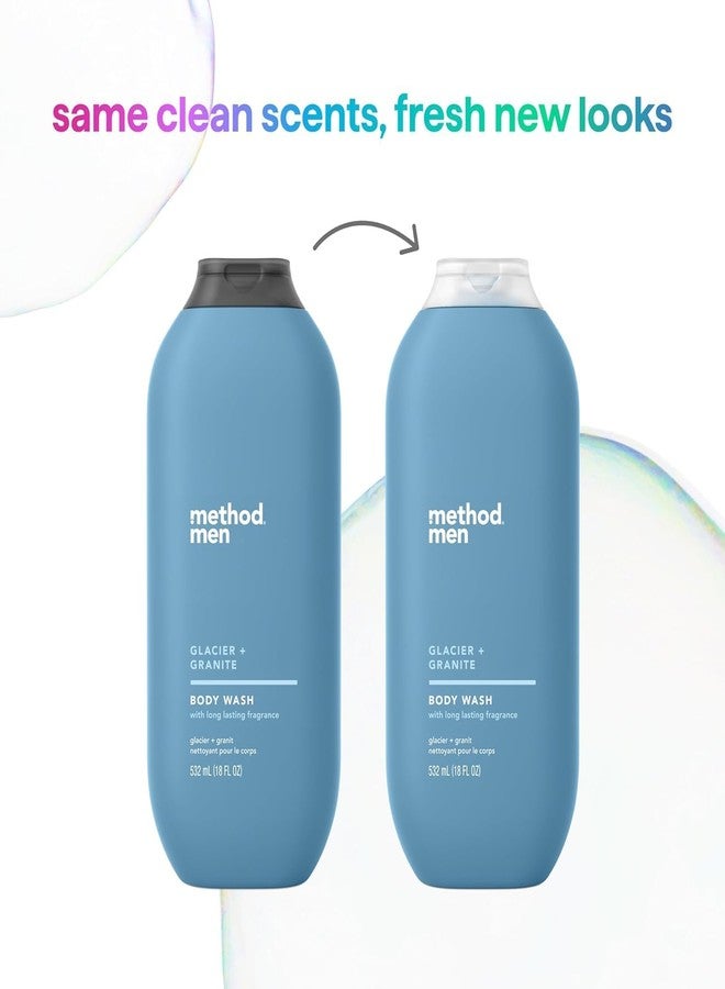 Method Men Body Wash, Glacier and Granite, Paraben and Phthalate Free, Quick-Lathering Cleansers, Cruelty Free, 18 oz (Pack of 3) - Image 4