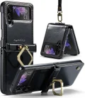 Mobcos Caseme SM ZFlip 4 Leather Black