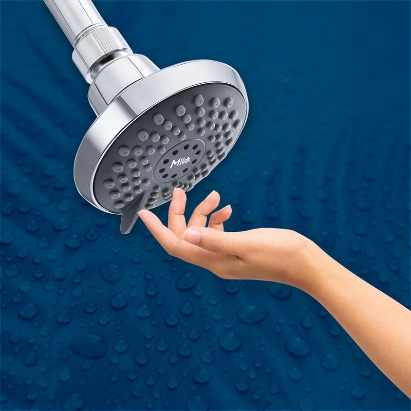 Mila India MILA Bleu Shower Head MSXX0104CM Shower Head Three Function MassageRainMix 97mm - Image 1