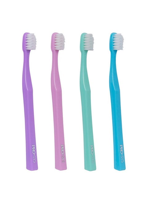 ® Extra Soft Toothbrush With Double Tapered Bristles For Extra Sensitive Gums, Pack Of 4 (Ada Accepted)