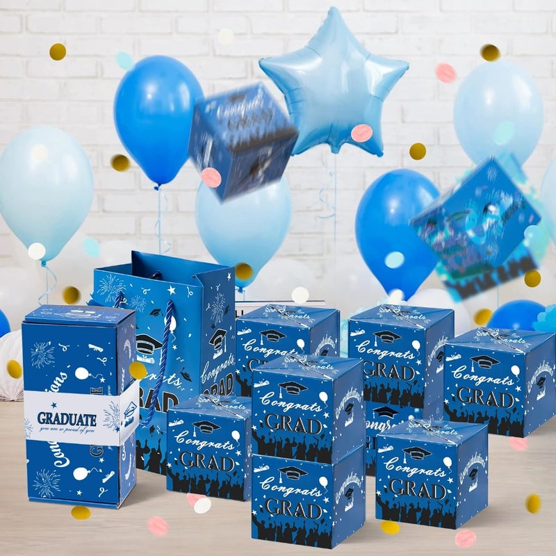 Automatic Pop Up Gift Box: Red Graduation Season, Immediate Party Fun, Ready-to-use Diy Kit - Unforgettable Interactive Cash Experience, Graduation Surprise Box for High School College Graduates, Part - Image 3
