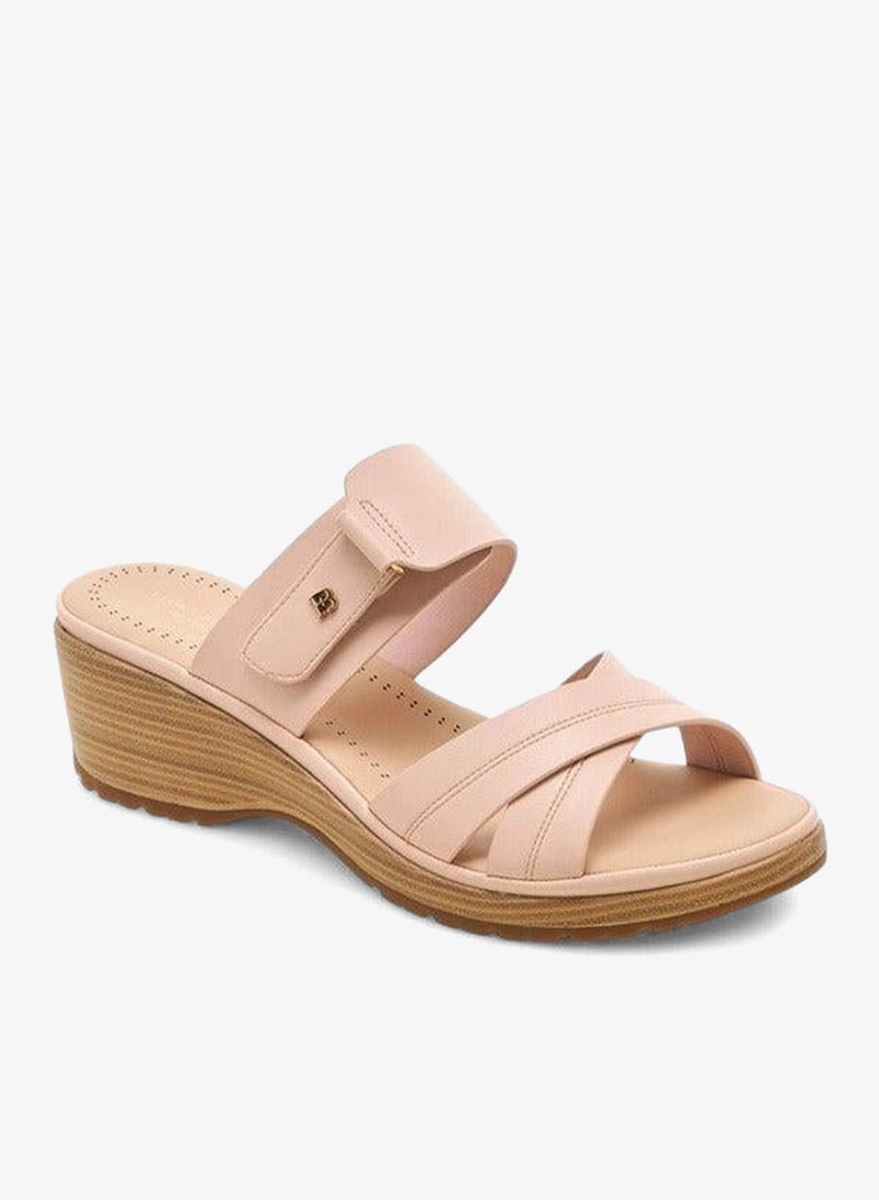 Flora Bella By Shoexpress Cross-Strap Sandals with Wedge Heel - Image 1