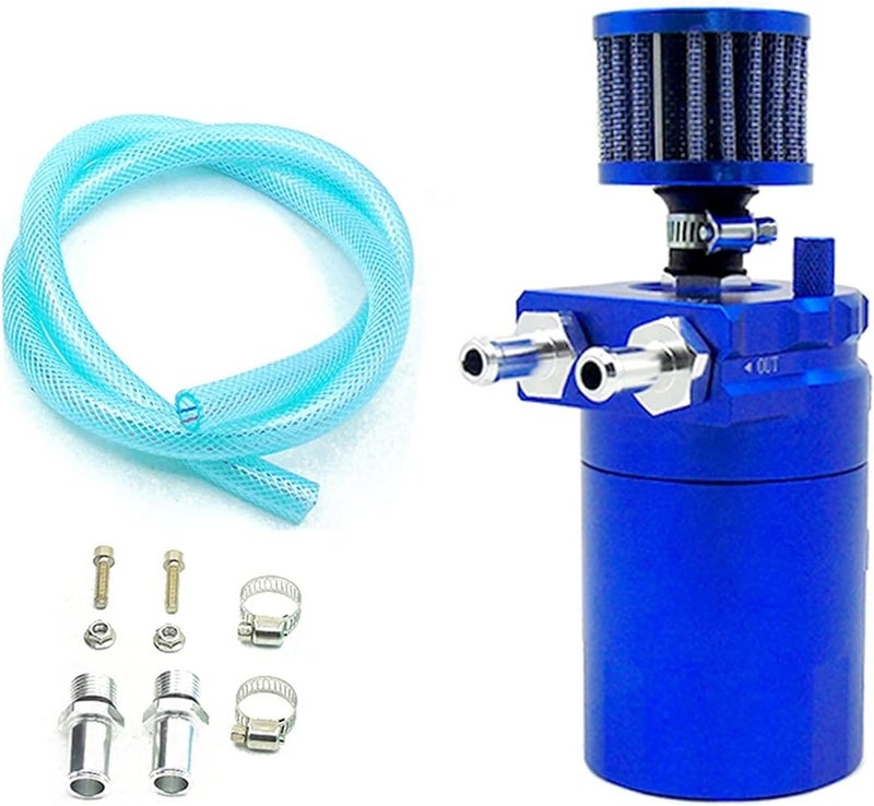 Wivplex Baffled Aluminum Oil Catch Can with Air Filter - 300ML - Image 1