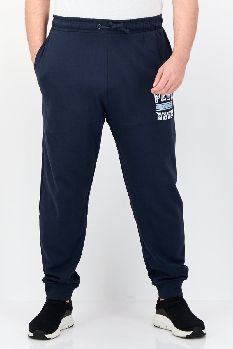 Paul Frank سروال رياضي للرجال بقصة عادية مع طباعة جرافيك، أزرق داكن - Image 1