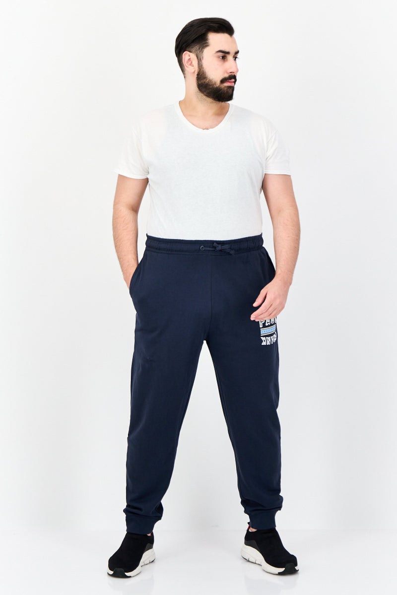 Paul Frank سروال رياضي للرجال بقصة عادية مع طباعة جرافيك، أزرق داكن - Image 4