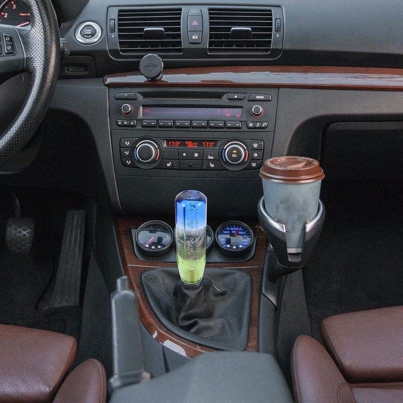 Hemobllo Manual Stick Shift Knob 150cm Octagonal Gear Shifter Head for Car Transmission with Blue White Green Color, Universal Weighted Gear Handle for Automotive Interior Accessories - Image 4