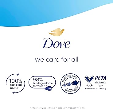 Dove غسول الجسم دوف أدفانسد كير مع مقشر لطيف جل استحمام مع معادن مقشرة لبشرة ناعمة كالكريم 6x 225 مل - Image 5