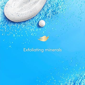 Dove غسول الجسم دوف أدفانسد كير مع مقشر لطيف جل استحمام مع معادن مقشرة لبشرة ناعمة كالكريم 6x 225 مل - Image 3