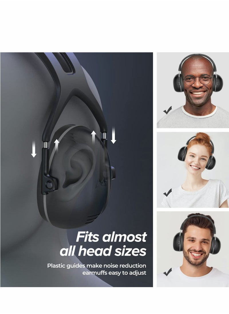 SYOSI - Ear for Noise Reduction SNR 31dB High Adult Noise Cancelling Headphones Adjustable Hearing Protection Ear for Football Game Air Shows - Image 1