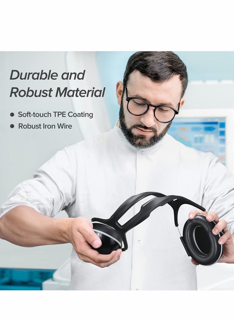 SYOSI - Ear for Noise Reduction SNR 31dB High Adult Noise Cancelling Headphones Adjustable Hearing Protection Ear for Football Game Air Shows - Image 1