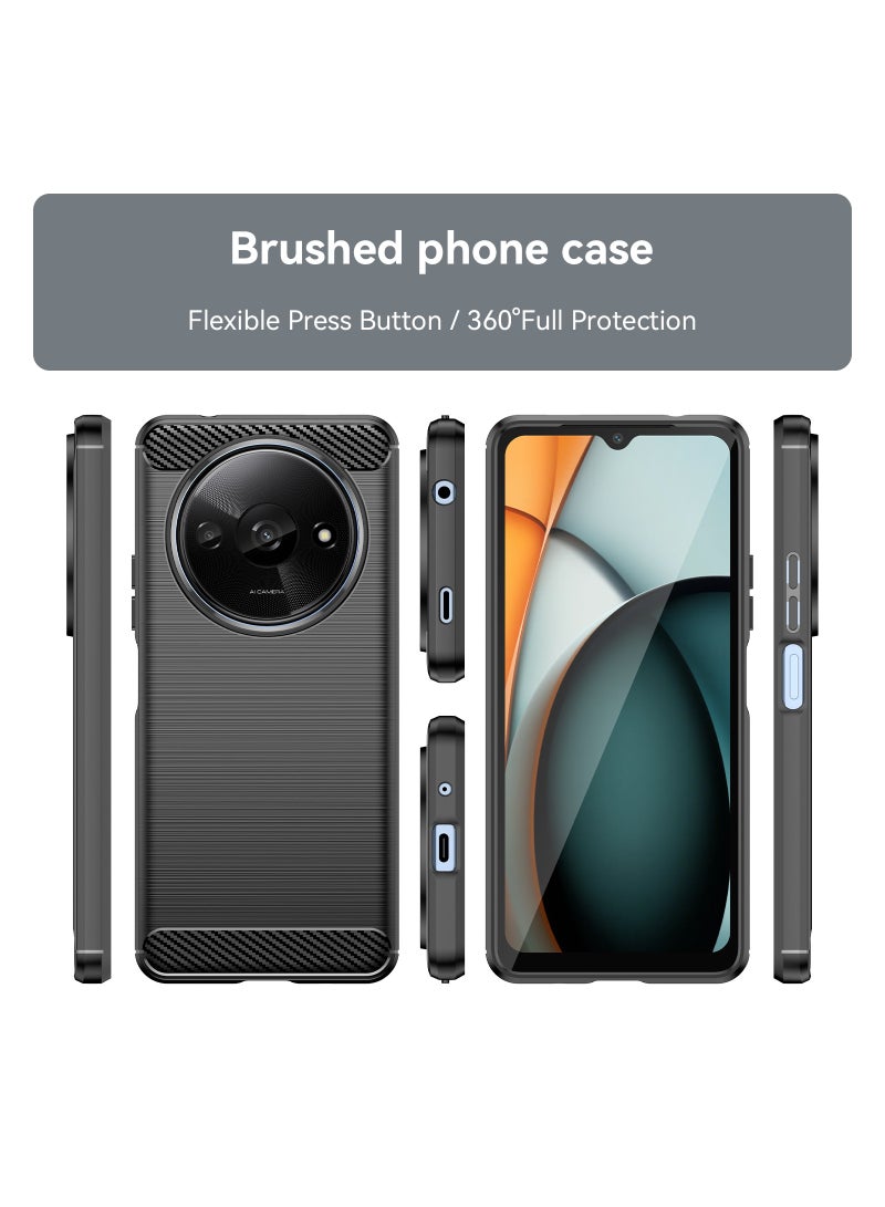 Fankalo حافظة هاتف لهاتف Xiaomi Redmi A3/ Xiaomi Poco C61 ناعمة من مادة TPU ذات ملمس ناعم ومضادة للانزلاق - Image 2