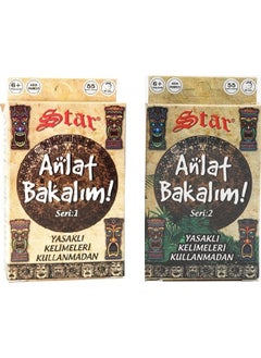 Star Tell Let's Go Word Game Series: 1 and 2 - Set of 2 