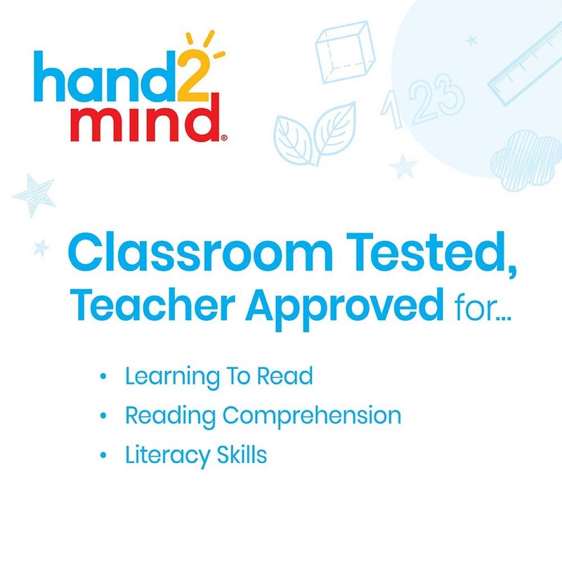 hand2mind hand2mind FingerFocus Highlighter Guided Reading Strips Reading Pointers for Kids Dyslexia Tools for Kids ADHD Tools Special Education School Supplies Teacher Classroom Must Haves 1 Pack  - Image 2
