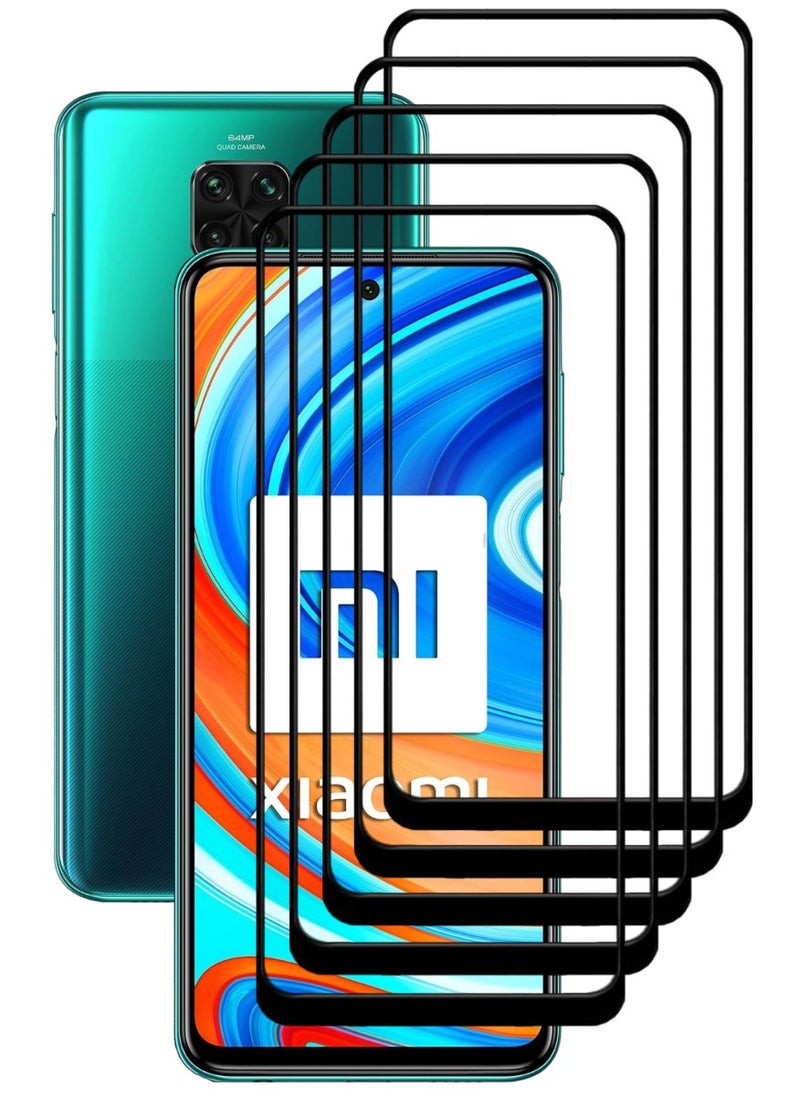 ACLIX 5 Pieces Antistatic ESD Dustproof Premium Quality High Definition Tempered Glass Screen Protector Designed For Xiaomi Redmi Note 9 Pro - Image 1