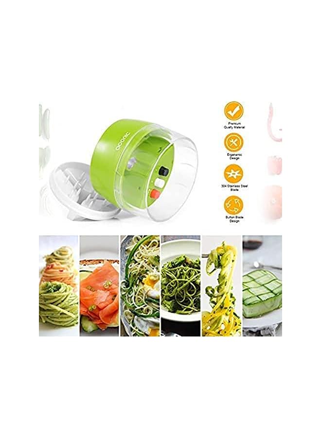 S-TOP Vegetable Spiralizer Handheld, 4 In 1 Vegetable Slicer Vegetable Chopper Zucchini Spiralizer Kitchen Gadgets for Cooking, Zucchini Pasta,Courgette Spaghetti, Sweet Potato,Cucumber Carrot - Image 2