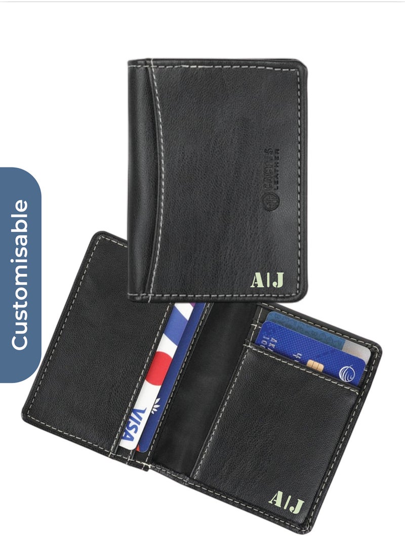 Eco-neutral Personalised LANCY - eco-neutral® Cactus Leather Card Case  - Image 1