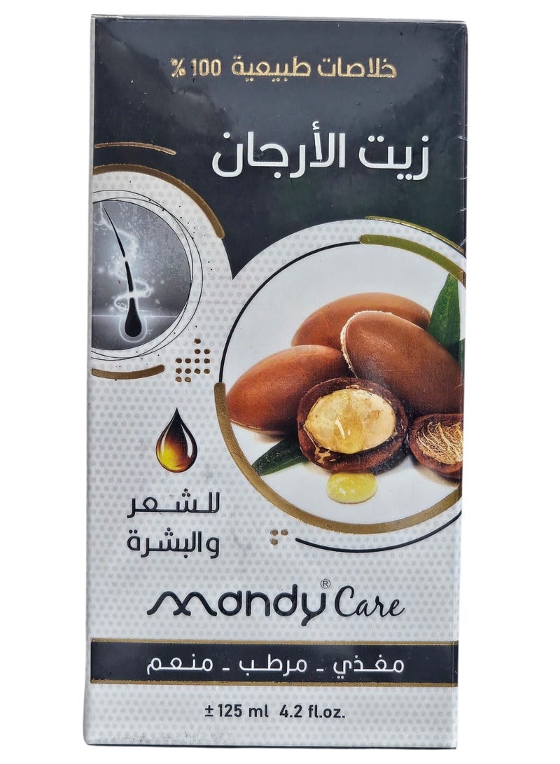 زيت الأرجان للشعر والبشرة يغذي ويرطب وينعم الشعر 125مل