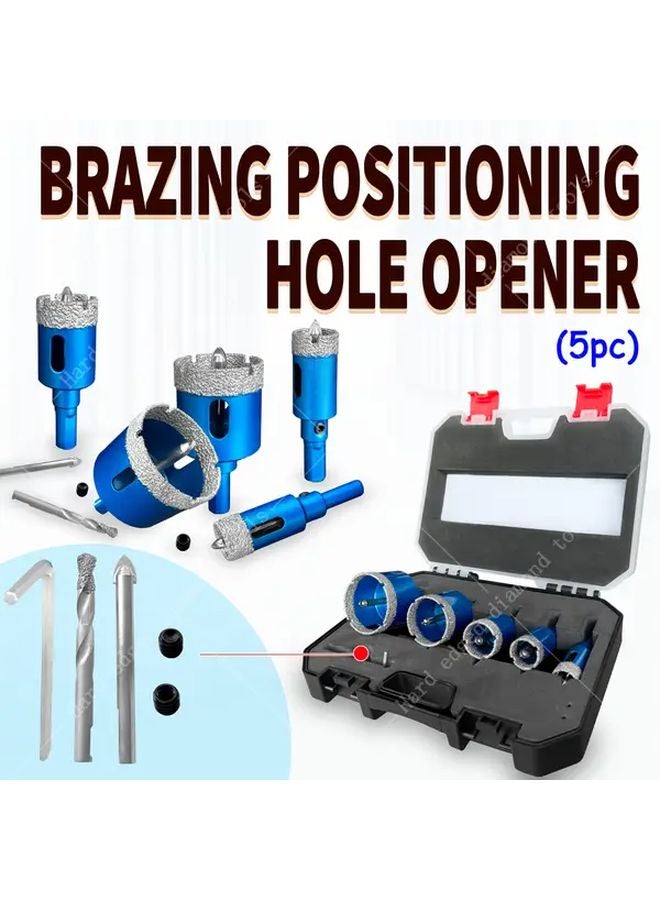 5Pcs Diamond Coated Hole Opener Set 18 20 25 35 45mm For Tile Ceramic Glass Granite - Image 3