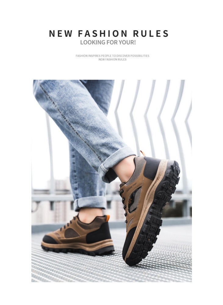 NIBEMINENT Autumn Men's Trendy Shoes Outdoor non slip Sneakers Fashion comfortable travel footwear Casual versatile male shoes - Image 3