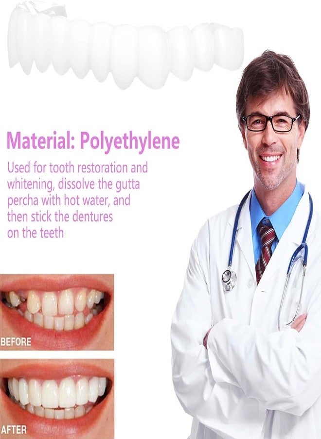 2 Pairs, Temporarily Adjustable for Men and Women, Regain Confidence Smile(White) - Image 3