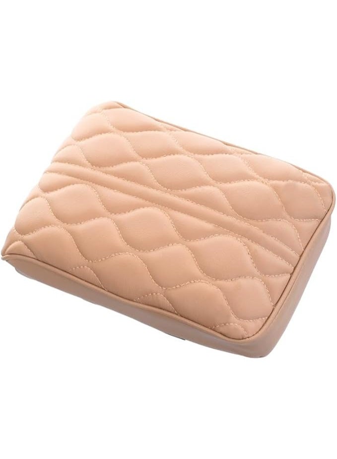 Genie Center Console Armrest Cushion made of Memory Foam for Most Car Models - Beige - Image 2