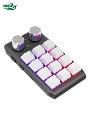 Bluetooth Wireless 12KV2 MOLD Mini Mechanical 12 Keys 2 Knob Custom Programming Keyboard(White) - pzsku/ZEB567C08CC9AEBD92D03Z/45/_/1738711997/2d168fff-26d6-41a3-bad3-61a88bdfa520
