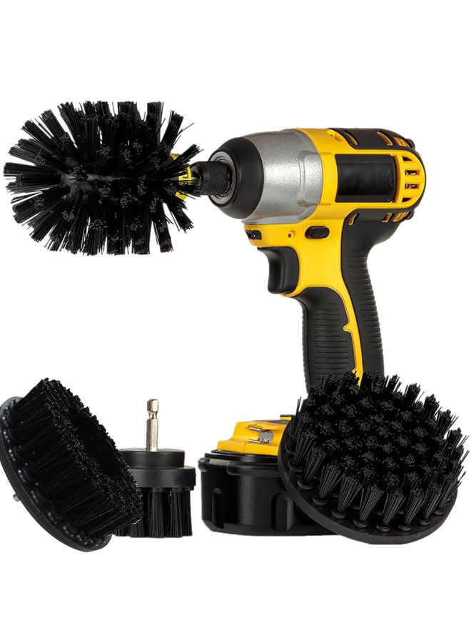 4-Piece Power Drill Scrubber Brush Set For Car - Image 1