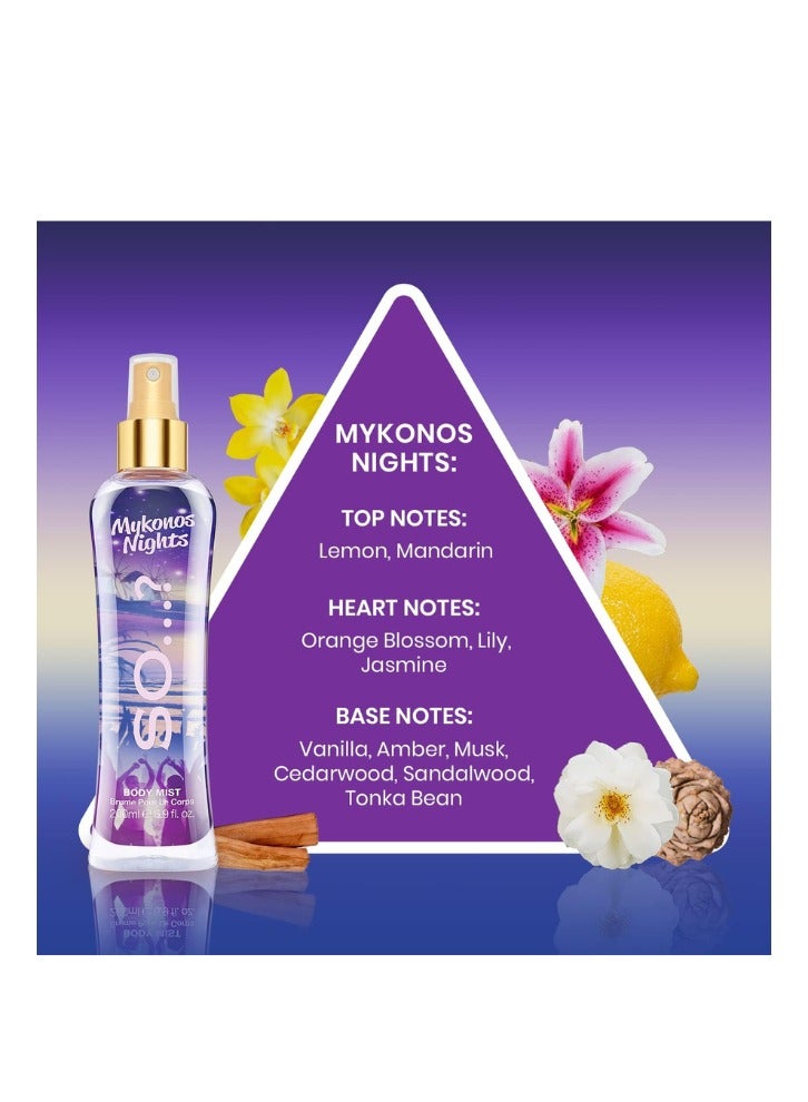 So..? So...? Summer Escapes Women's Body Mist Bundle | 200ml | Pack of 3 | Includes Bali Breeze, Ibiza Dreams & Mykonos Nights | Fruity, Floral & Tropical Scents | Long-Lasting & Refreshing Fragrance Sprays - Image 3