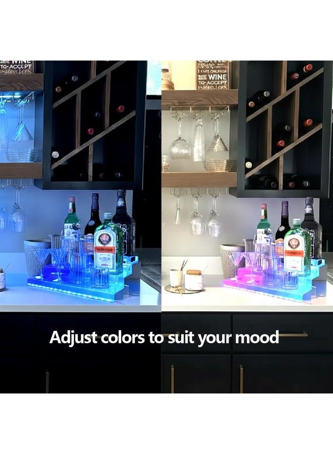 YMVV Liquor Bottle Acrylic Display Shelf, Coffee Syrup Rack Organizer - Image 5