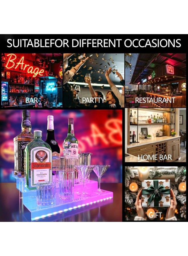 YMVV Liquor Bottle Acrylic Display Shelf, Coffee Syrup Rack Organizer - Image 4