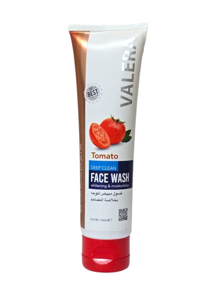 Valera Face Wash Whitening & Moistuising Tomato100ml