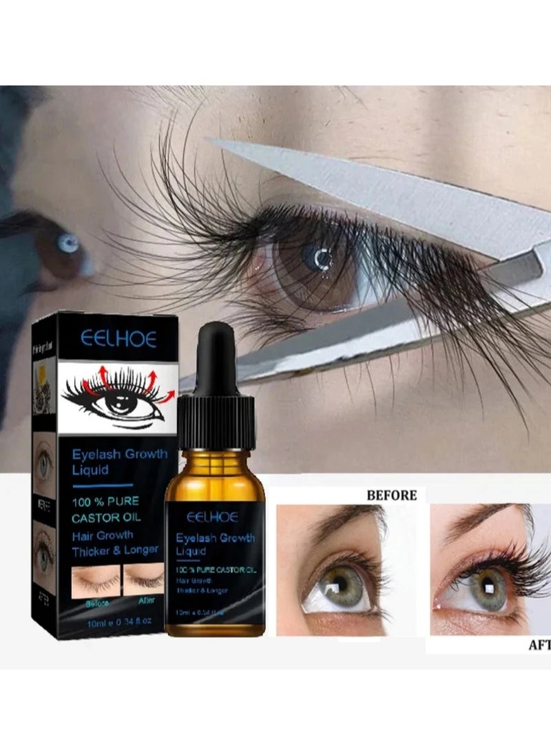 EELHOE - Eyelash Growth Liquid 100 % pure castor oil 10 ml - Image 1