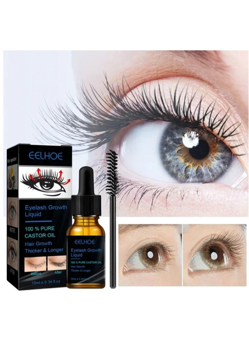 EELHOE - Eyelash Growth Liquid 100 % pure castor oil 10 ml - Image 1