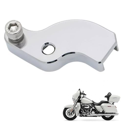 RAGBUSCLE Motorcycle Neutral Gear Assist Neutral Support Assist Stand Aluminium Alloy Shifting Stabilize Compatible with HarleyDavidson Road Glide Special FLTRXS 20172024 Extension Bracket White - Image 1