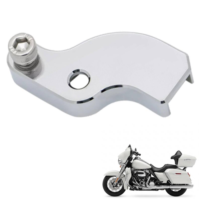 RAGBUSCLE Motorcycle Neutral Gear Assist Neutral Support Assist Stand Aluminium Alloy Shifting Stabilize Compatible with HarleyDavidson Road Glide Special FLTRXS 20172024 Extension Bracket White - Image 3
